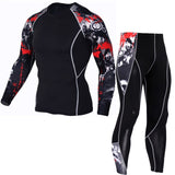 Men Compression Running Suits