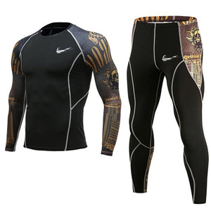 Men's Compression Running Suits